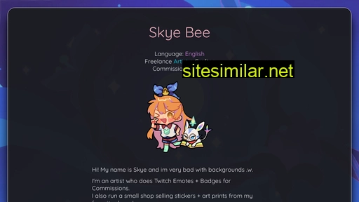 skyebee.carrd.co alternative sites