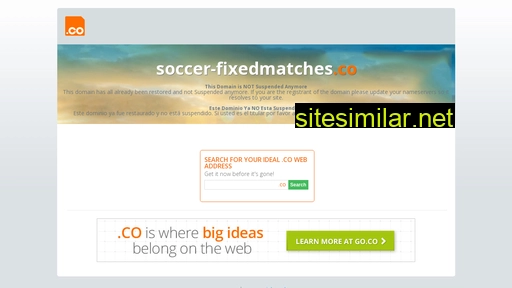 soccer-fixedmatches.co alternative sites