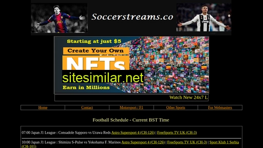 soccerstreams.co alternative sites