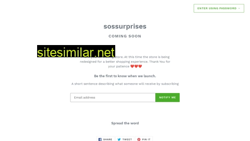sossurprises.co alternative sites