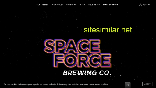 spaceforcebrewing.co alternative sites