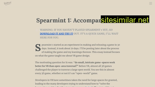 Spearmints similar sites