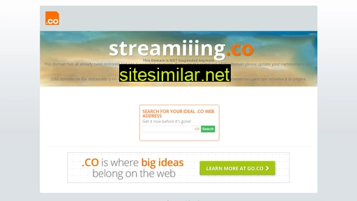 streamiiing.co alternative sites