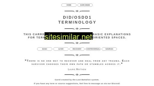 system-terminology.carrd.co alternative sites