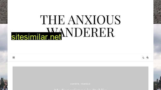 theanxiouswanderer.co alternative sites