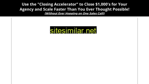 Theclosingaccelerator similar sites