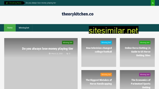 theorykitchen.co alternative sites