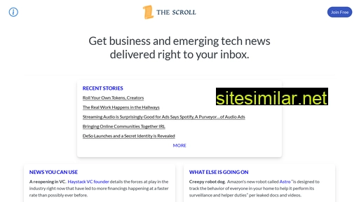 Thescroll similar sites