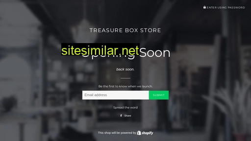 Thetreasureboxstore similar sites