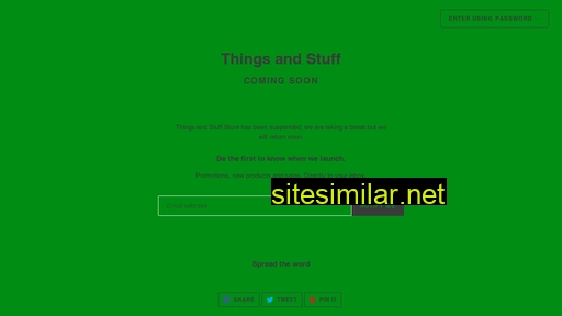 thingsandstuff.co alternative sites