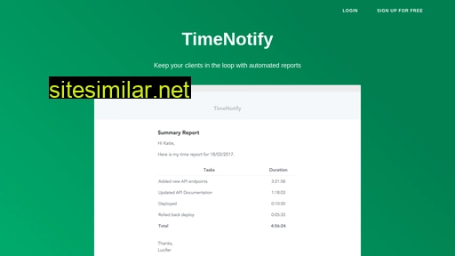 timenotify.co alternative sites