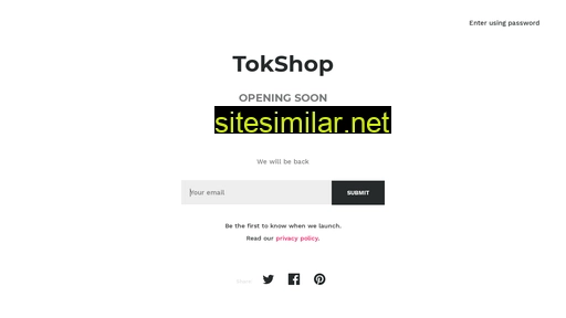 Tokshop similar sites