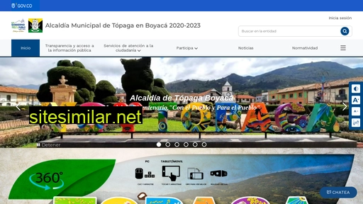 topaga-boyaca.gov.co alternative sites
