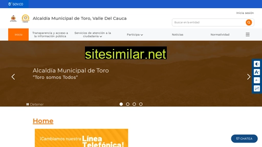 toro-valle.gov.co alternative sites