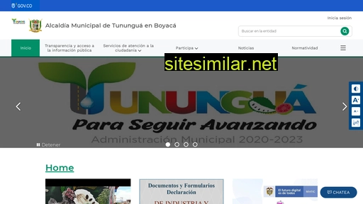 tunungua-boyaca.gov.co alternative sites
