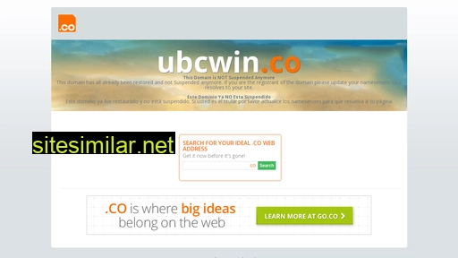 ubcwin.co alternative sites