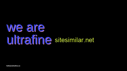 ultrafine.co alternative sites