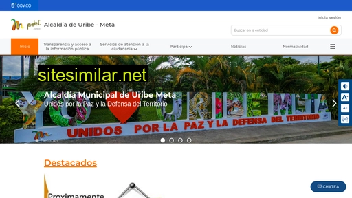 uribe-meta.gov.co alternative sites
