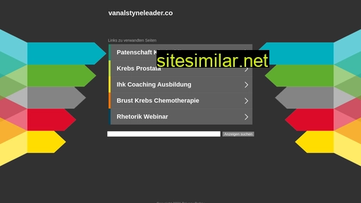 Vanalstyneleader similar sites