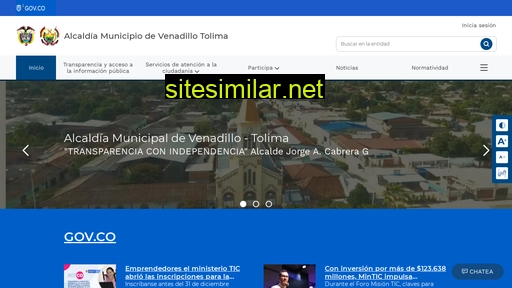 venadillo-tolima.gov.co alternative sites