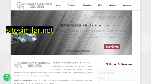 vidrios-y-aluminios-del-meta.com.co alternative sites