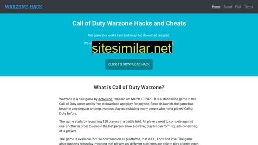 warzonehack.co alternative sites