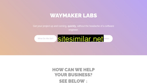 waymakerlabs.co alternative sites