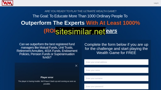 wealthgame.co alternative sites