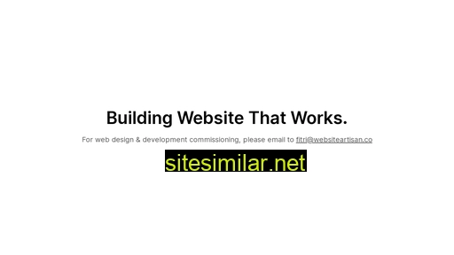Websiteartisan similar sites