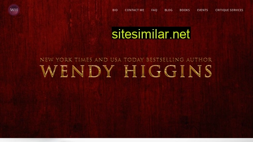 Wendyhiggins similar sites