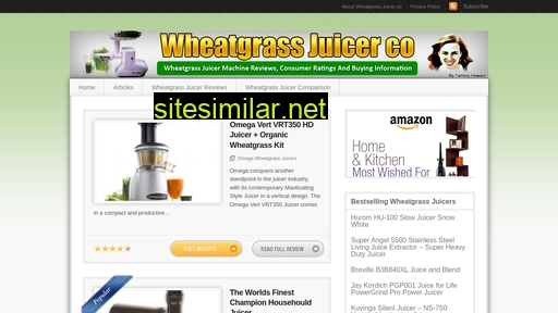 wheatgrassjuicer.co alternative sites