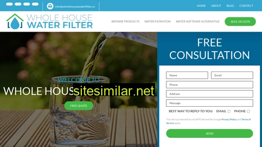 wholehousewaterfilter.co alternative sites