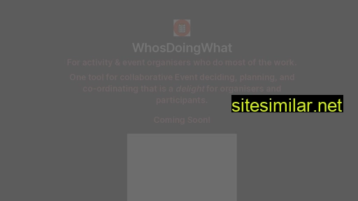 whosdoingwhat.co alternative sites
