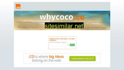 whycoco.co alternative sites