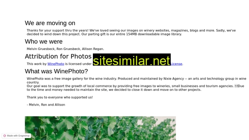 Winephoto similar sites