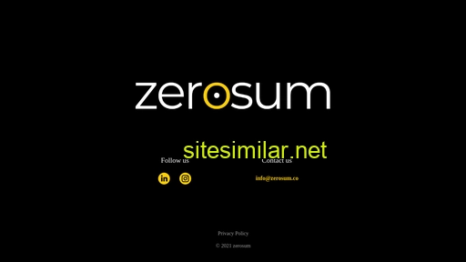 zerosum.co alternative sites
