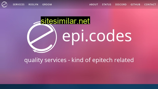 epi.codes alternative sites