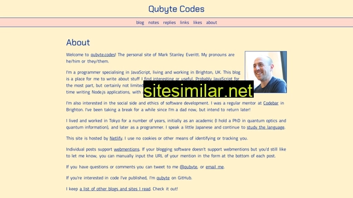 qubyte.codes alternative sites