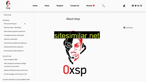 0xsp similar sites