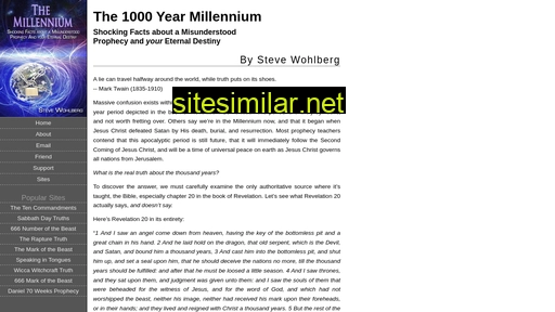 1000yearmillennium.com alternative sites