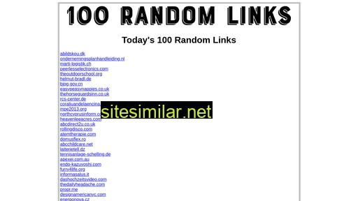 100randomlinks.com alternative sites