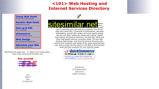 101-compare-web-hosting.com alternative sites
