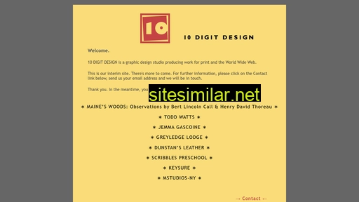 10digitdesign.com alternative sites