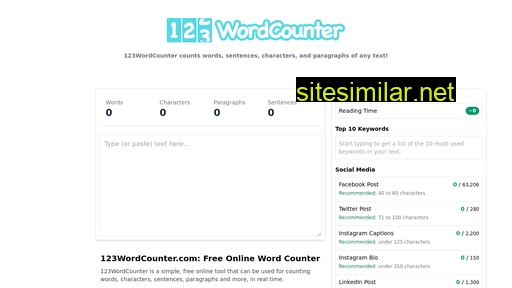 123wordcounter.com alternative sites