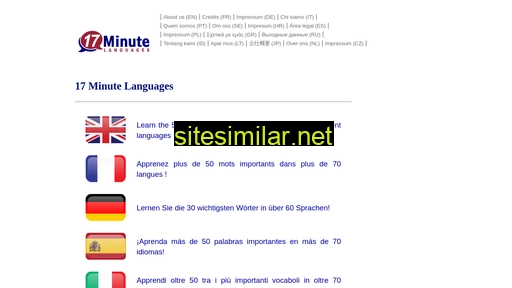 17-minute-world-languages.com alternative sites