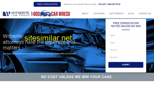 1800-car-wreck.com alternative sites
