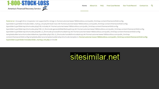 1800stockloss.com alternative sites