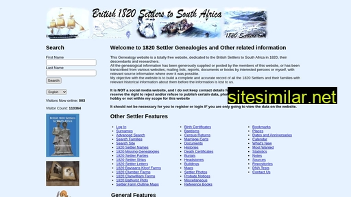 1820settlers.com alternative sites