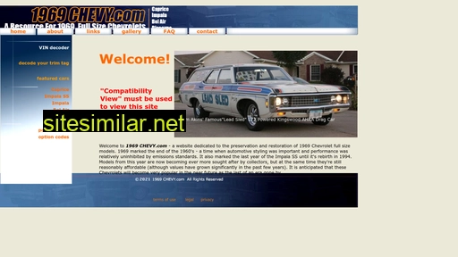 1969chevy.com alternative sites