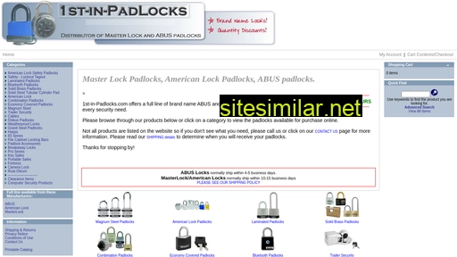 1st-in-padlocks.com alternative sites